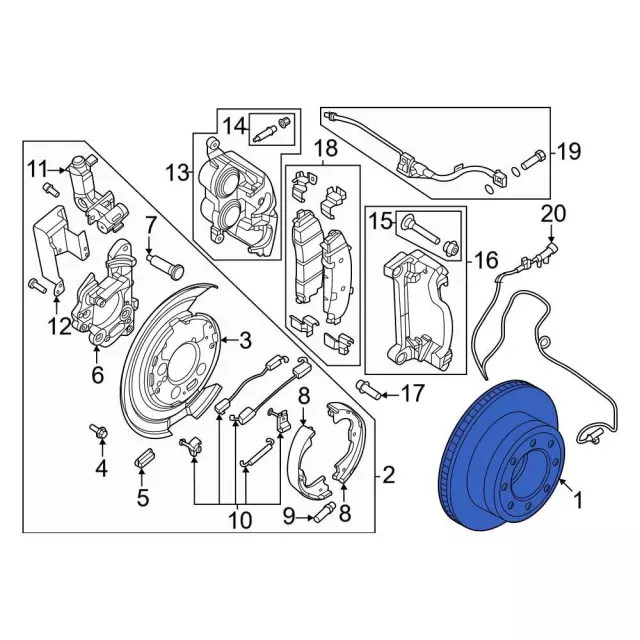 Genuine Ford Rotor Assembly - Brake Front PC3Z-1102-A gallery