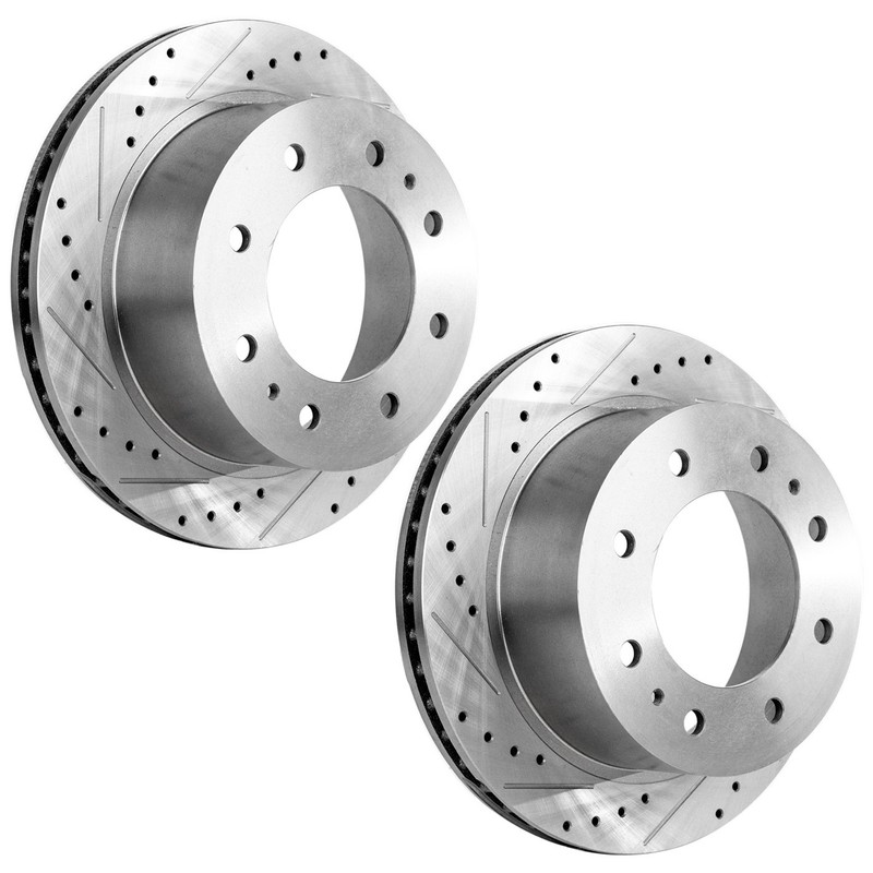 Rear Brake Disc Rotors for Chevy Chevrolet Silverado 2500 HD Heavy Duty Sierra