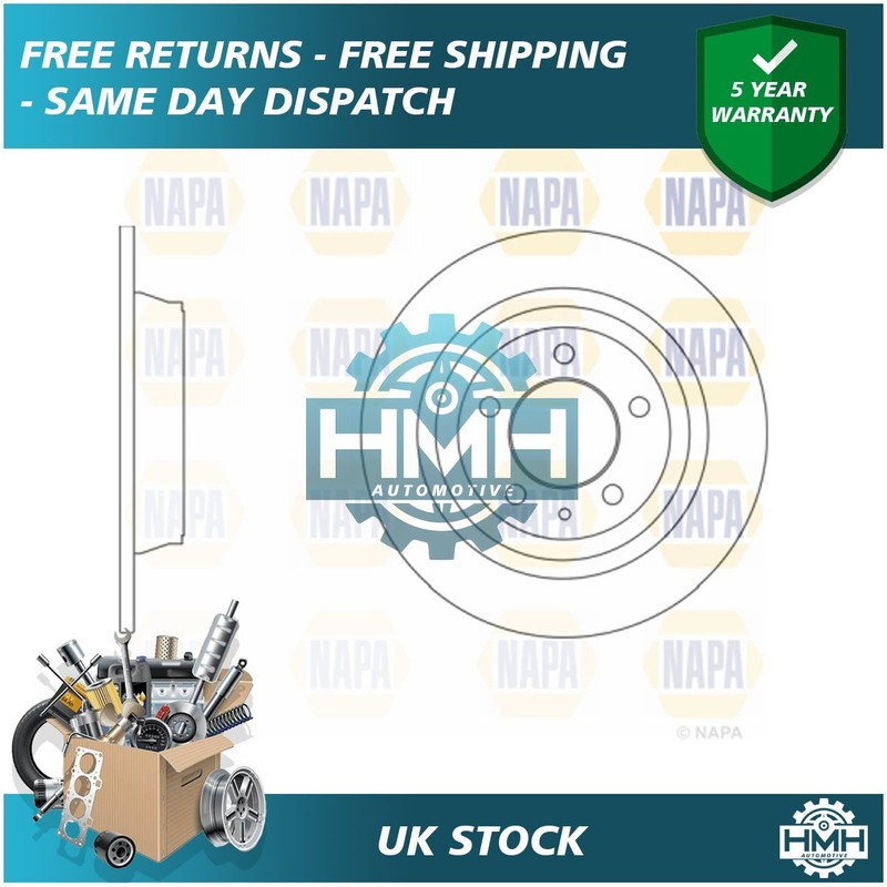 Fits Ford Mondeo 2014- HMH Rear Brake Disc DG9C2A315BC