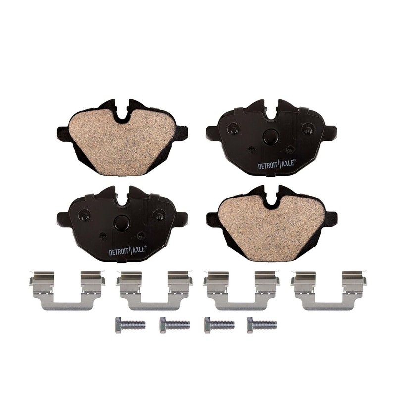 Rear Drilled Rotors Ceramic Brake Pads for 2011 - 2016 BMW 528i 535d 535i xDrive gallery