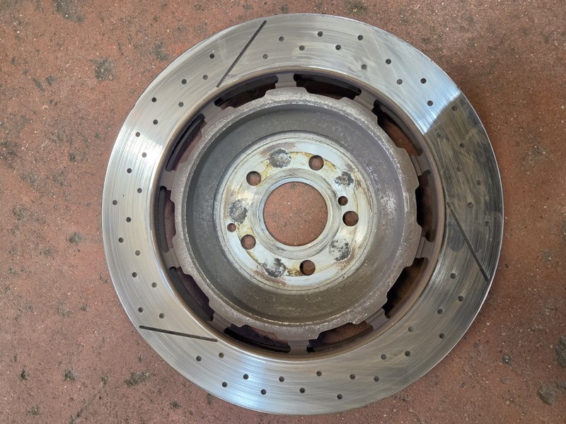 OEM Mercedes AMG GT GT S Rear Brake Rotors Pair A2224232012 Genuine OEM gallery