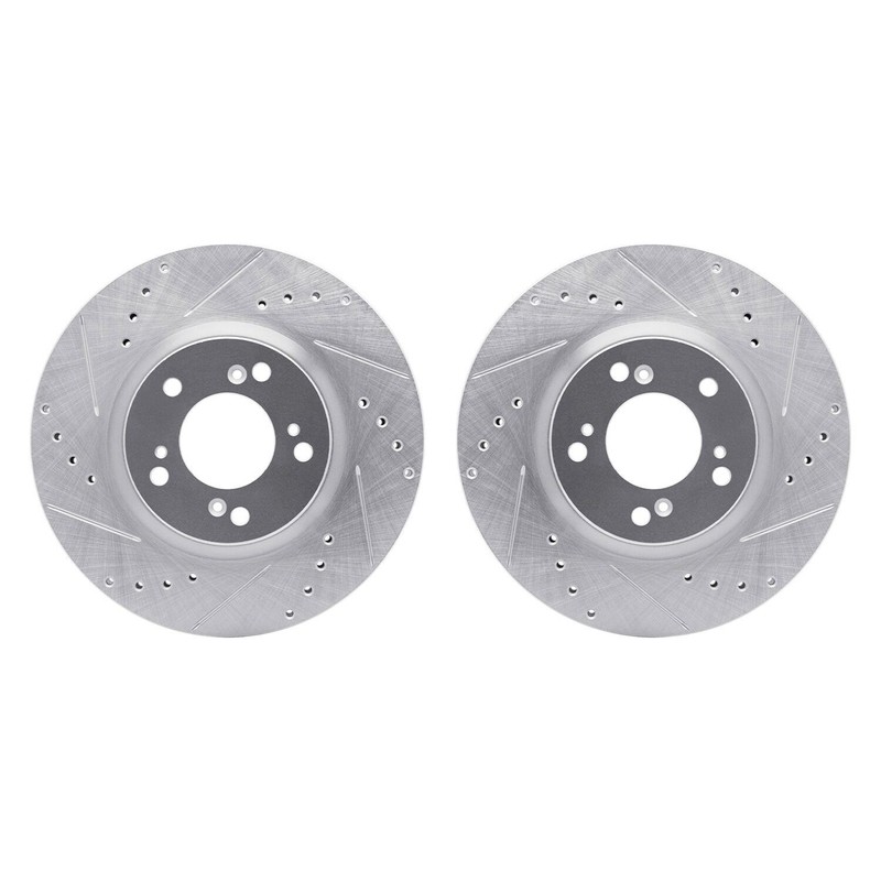 For Honda S2000 00-09 R1 Concepts Drilled & Slotted Front Brake Rotor Set
