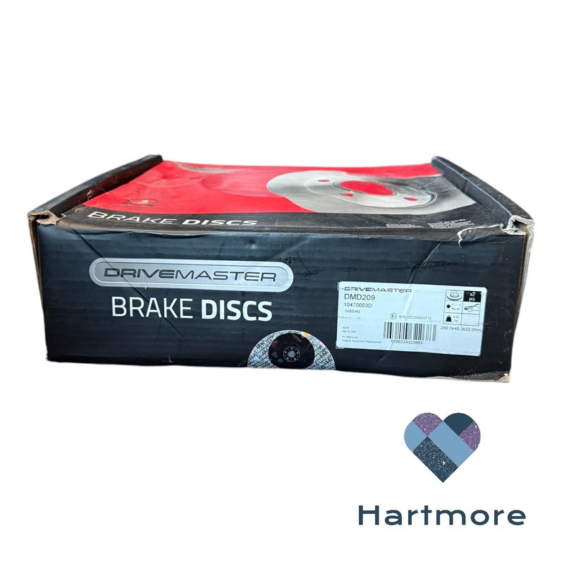 Drivemaster DMD209 Brake Discs Front LH/RH