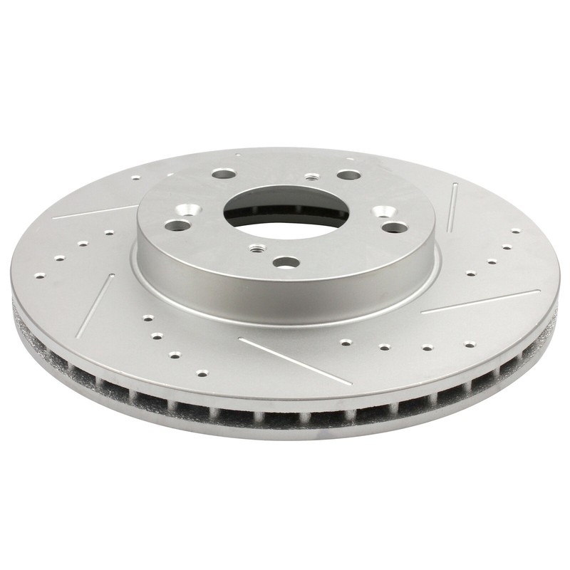 Front and Rear DRILLED SLOTTED Disc Rotors for 1998 1999 - 2002 Honda Accord V6 gallery
