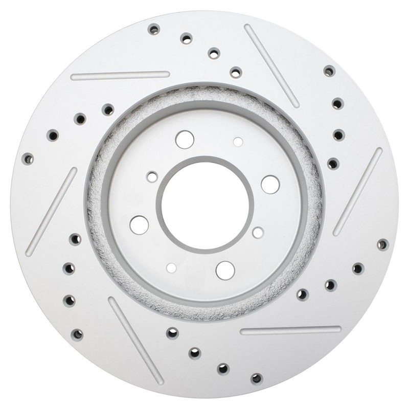 Brake Rotor Performance Drilled Slotted G-Coated Front RH LH Pair for Honda gallery