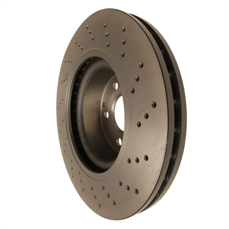 Brembo Front Brake Kit Drilled Disc Rotors Low-Met Pads For MB W220 S500 '00-'02 gallery