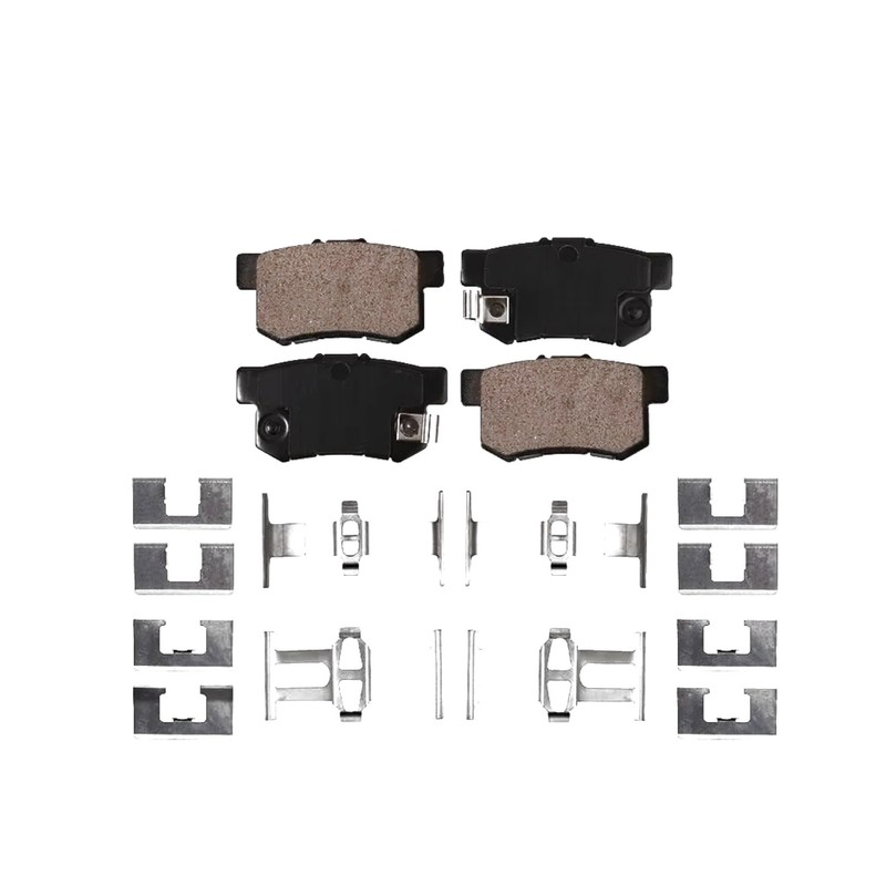 Front & Rear Disc Brake Rotors Ceramic Brake Pads for 2006-2011 Honda Civic EX🔥 gallery