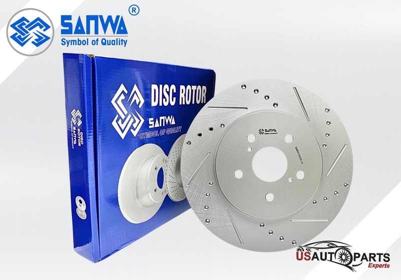 FRONT LH BRAKE ROTOR VENTED &GEOMET COATED D&S 319MM FOR LEXUS RX330 04-09 3.3L gallery
