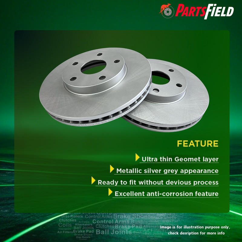 Full Set Front&Rear Disc Rotors for Hyundai ix35 EL ELH LM 2010-2015 gallery