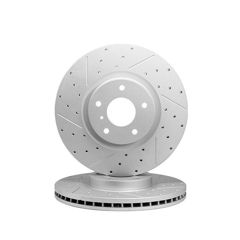 Front Rear Drilled Slotted Brake Rotors & Ceramic Pads For Nissan Maxima Altima gallery