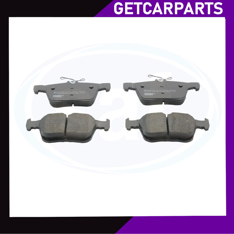 Rear Solid Brake Discs / Pads Fits Audi TT 2014+ 1.8/2.0 gallery