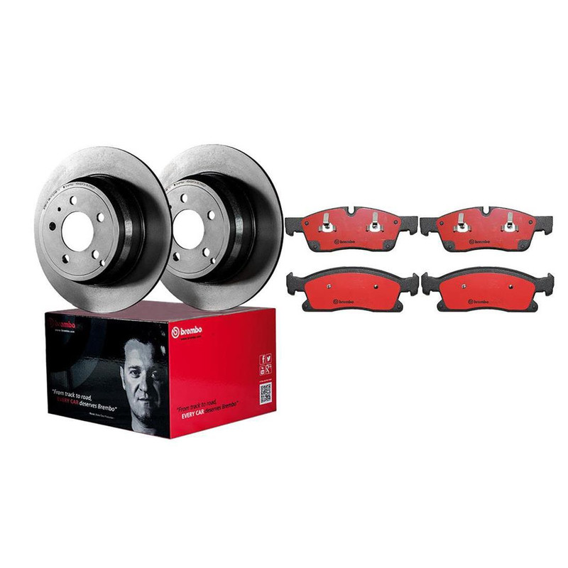 Front Brake Kit Disc Rotors Ceramic Pad Set For MB W166 X166 C292 Sport Package gallery