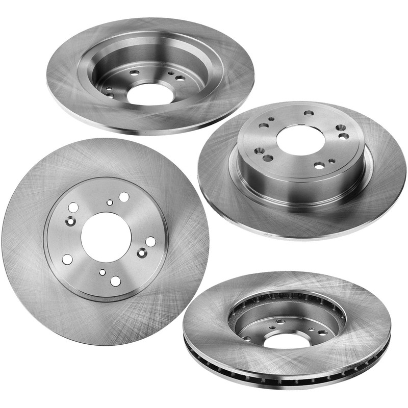 Front and Rear Brake Rotors Kit for Honda Accord 2003 2004 2005 2006 2007 gallery
