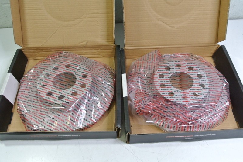 2 Powerstop Evolution EBR1204EVC Rear Geomet Coated Brake Rotor gallery