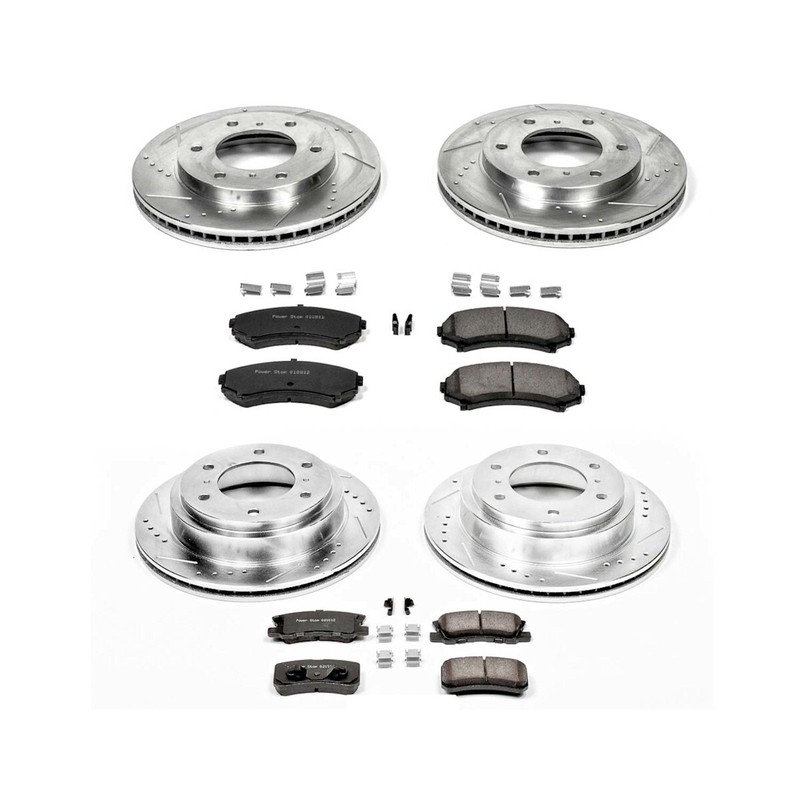 K2755 Powerstop 4-Wheel Set Brake Disc and Pad Kits Front & Rear for Montero gallery