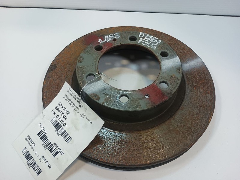 Front Rotor from 2017 Toyota Tacoma 12784959