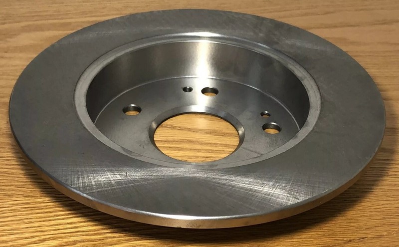 POWER SLOT Brake Rotor Slotted Silver E-Coated Alloy Single 12647018SL gallery