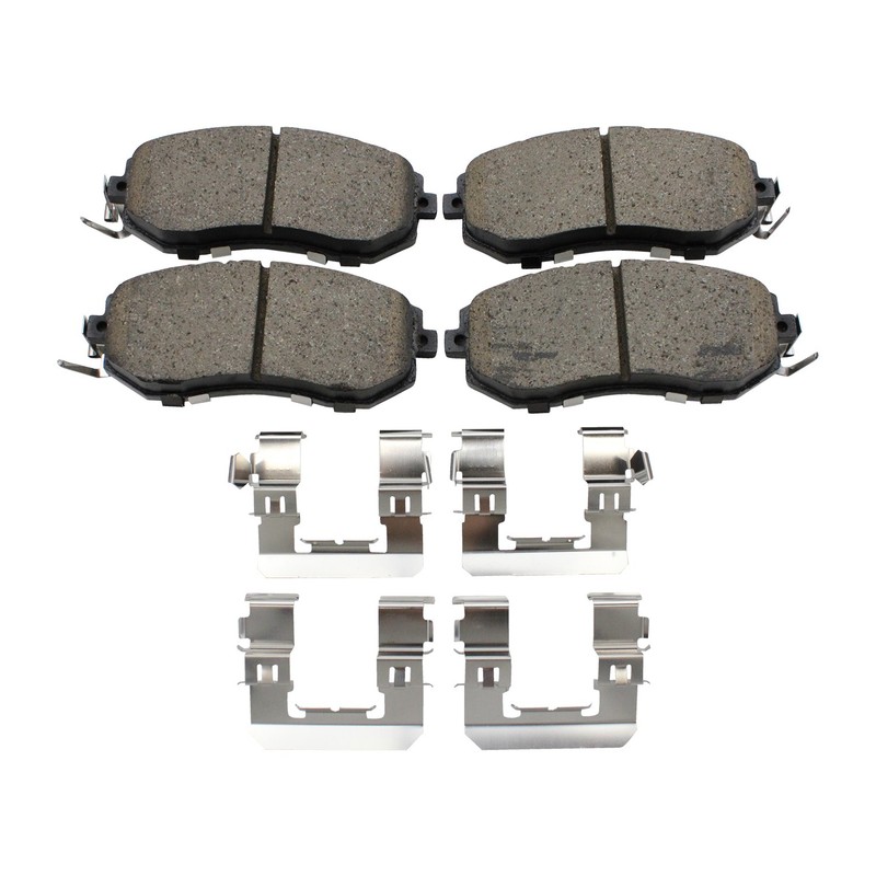 DuraGo Front Rear Rotors TRW Pro Ceramic Brake Pads Kit for BRZ Forester Legacy gallery