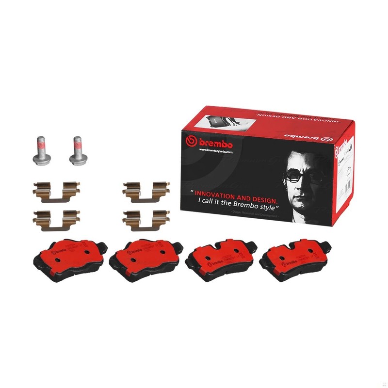 Front+Rear Disc Rotors+Brembo NAO Brake Pads for Mini Mini R50 R53 R56 R57 05-15 gallery