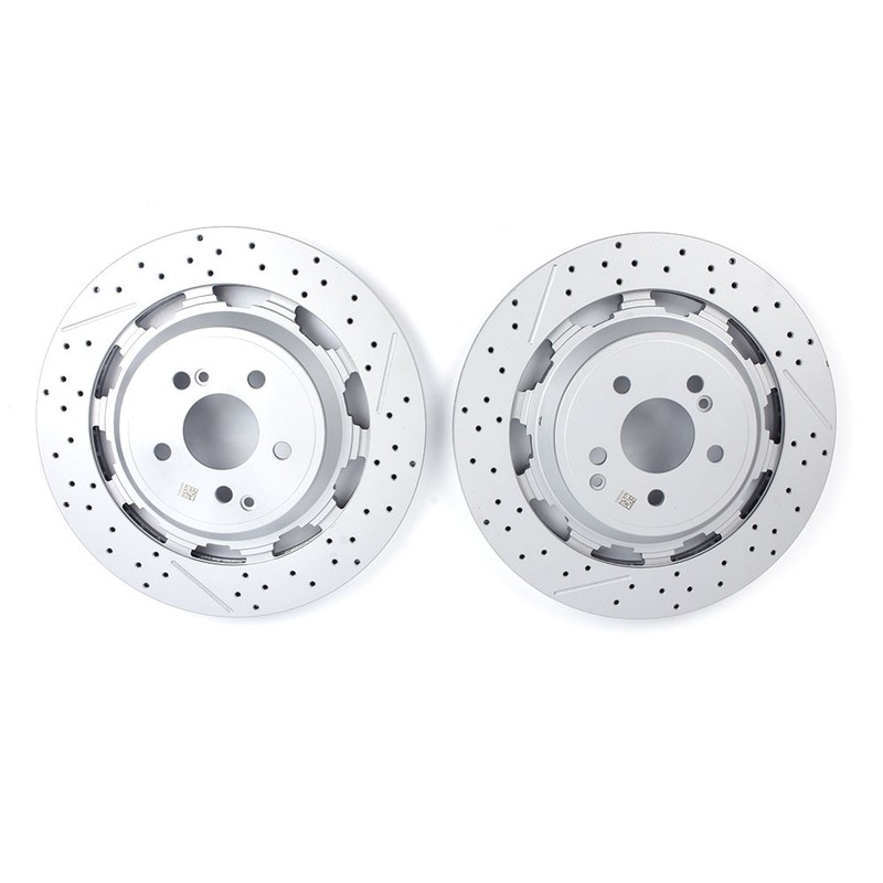 Brand New Rear Brake Rotors Kit For Benz W222 S450 S63 S65 AMG 2014-2020 US