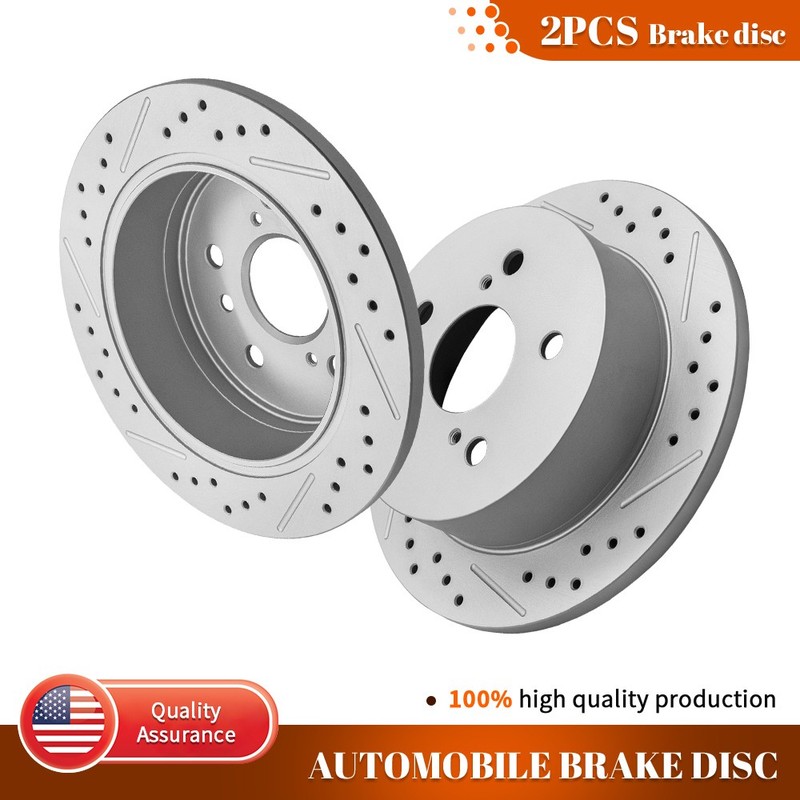 269mm Rear Drilled Disc Rotor for Toyota Avalon Camry Solara Lexus ES300 ES330