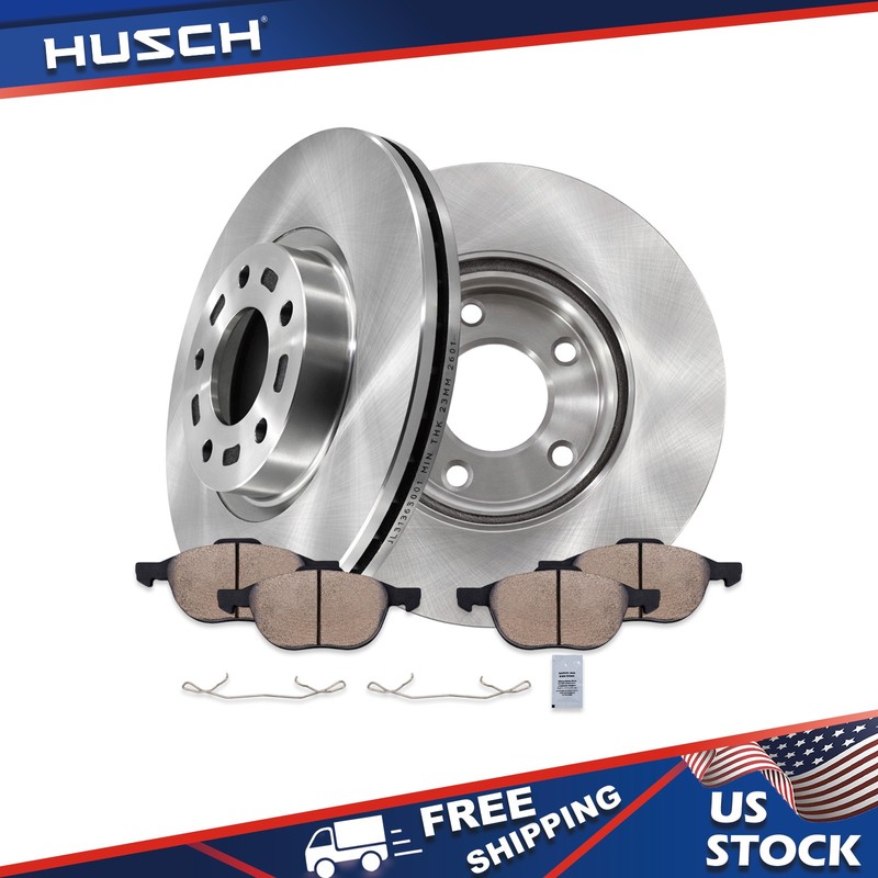 11.81 inch Front Disc Brake Rotors Brake Pads for 2010 2011-2013 Mazda 3 Sport 5