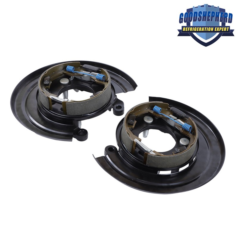 For Ford F-250 F-350 F-450 F-550 2005-2012 Pair Rear LH & RH Brake Dust Shield gallery