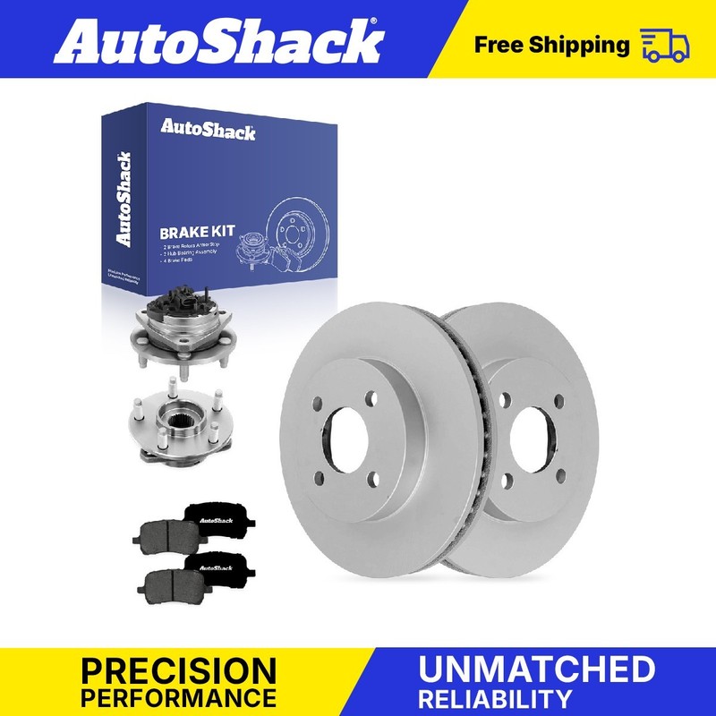Front Brake Rotors Premium Ceramic Pads Hubs for Chevrolet, Cobalt 2005-2010
