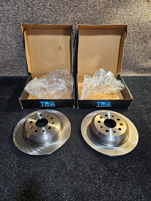 (QTY 2) TRQ BRA78401 Direct OE Replacement Disc Brake Rotor Fits Jeep Wrangler