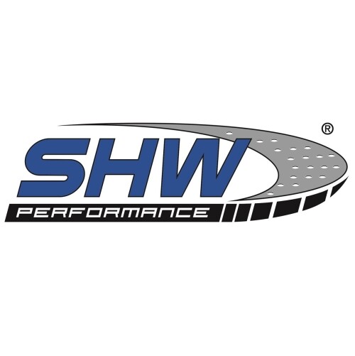 SHW Performance PRR31624 Rear Right Rotor 330 mm Cross-drilled