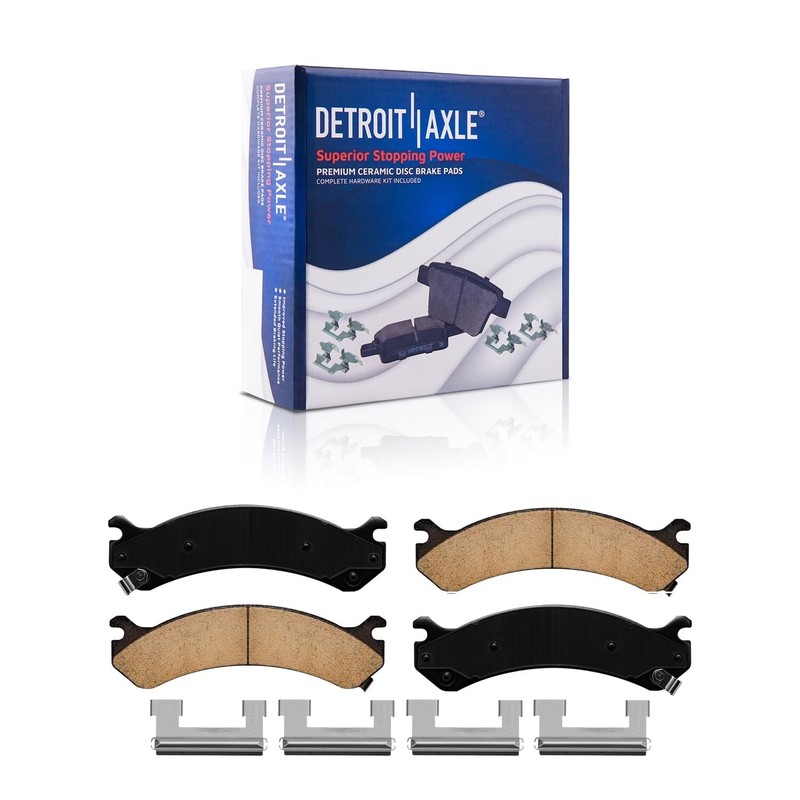 Front & Rear Rotors + Brake Pads for Chevy Silverado GMC Sierra 2500HD 3500 HD gallery