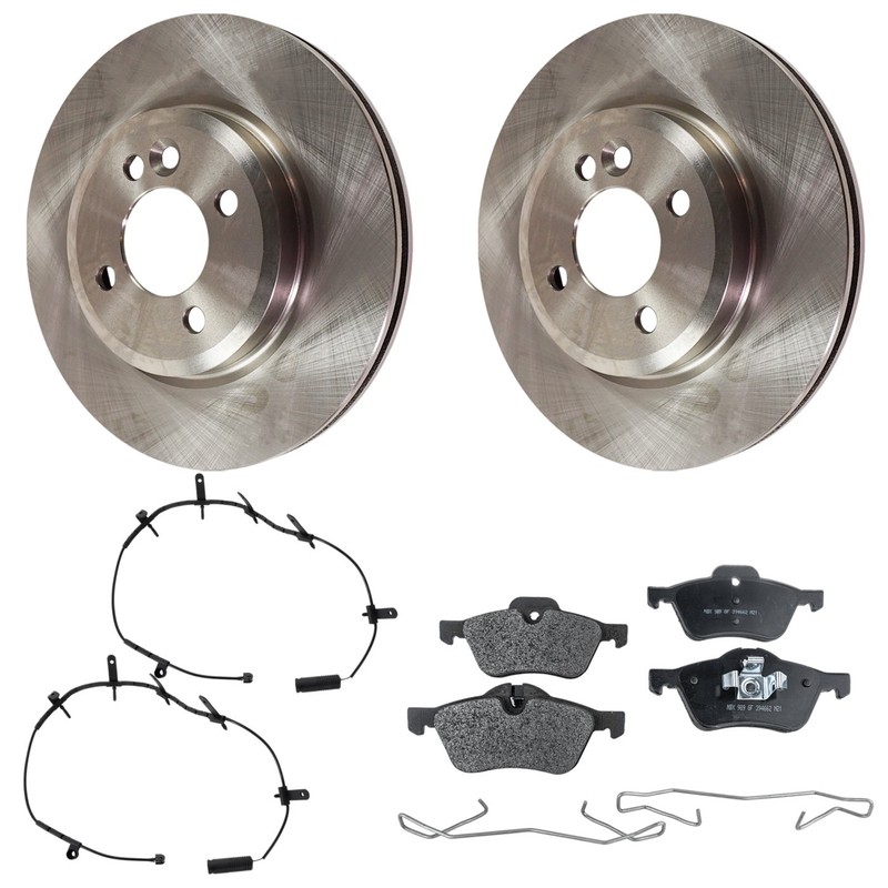 Front Brake Disc Rotors and Pads Kit For Mini Cooper 2002 2003 2004 2005 2006