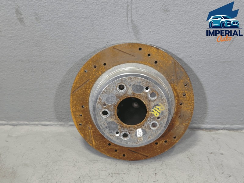 Honda Accord Rear Passenger Side Brake Disc Rotor Drilled & Slotted OEM 2018-25 gallery