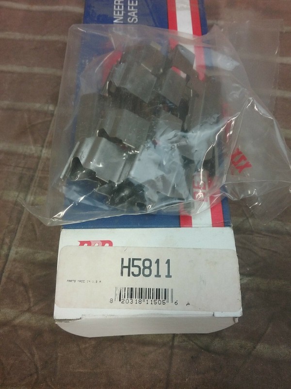 BBB H5811 Disc Brake Hardware Kit Front