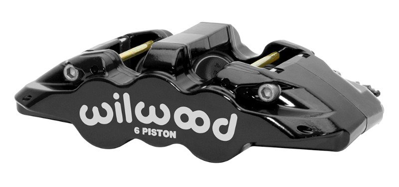 Wilwood Stainless Aero6-DS Radial Mount Black Powder Coat 120-15526-BK