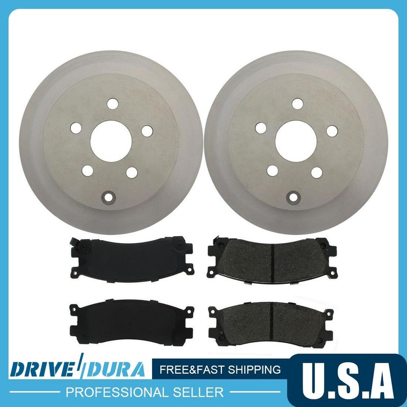 Rear Disc Rotors and Brake Pads Kit for Mazda 929