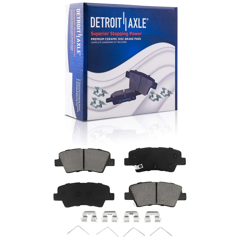 Front Disc Rotors + Ceramic Brake Pads for 2017 2018 2019 2020 Hyundai Elantra gallery