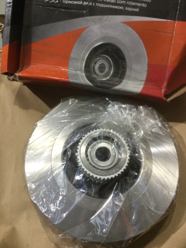 1 RENAULT MEGANE SCENIC SOLID REAR BRAKE DISC & ABS RING BEARING 274mm x 11mm