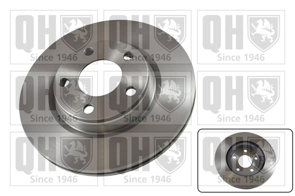 2x Brake Discs Pair Vented 280mm BDC4752 Quinton Hazell Set 8E0615301B Quality gallery