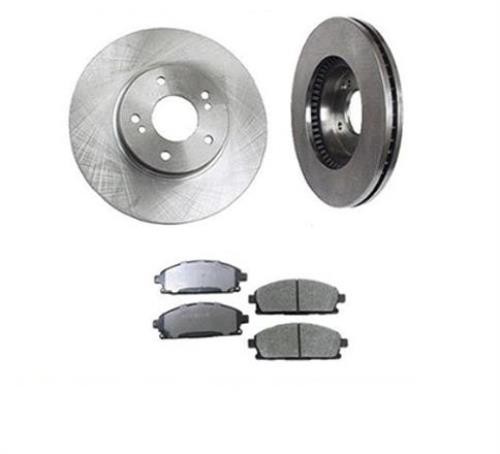 (2) Front Brake Disc Rotors & Xtra Duty Ceramic Pads Fits 97-01 Infiniti Q45