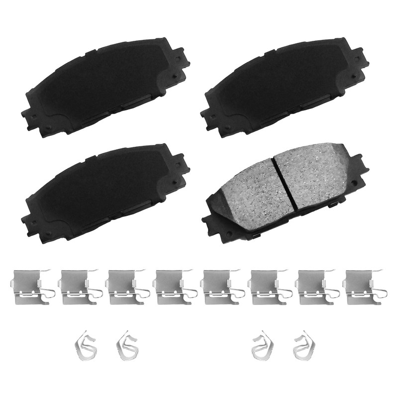 Front Disc Rotors Brake Pads fits 2016 2017 2018 Toyota Yaris Prius C Scion iQ gallery