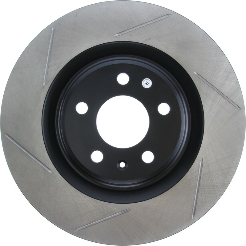 StopTech Sport Slotted 1-Piece Rear Passenger Side Brake Rotor for Audi Q7 16-18 gallery