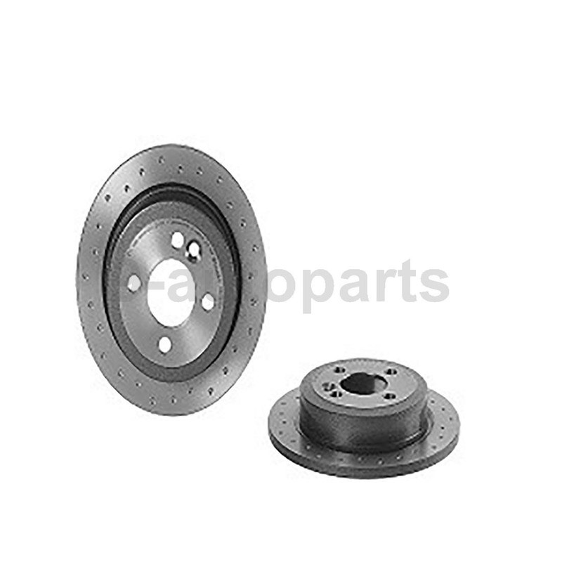 Brembo Front Rear Brake Kit Drilled Rotors Ceramic Pads for 2011 Mini Cooper gallery