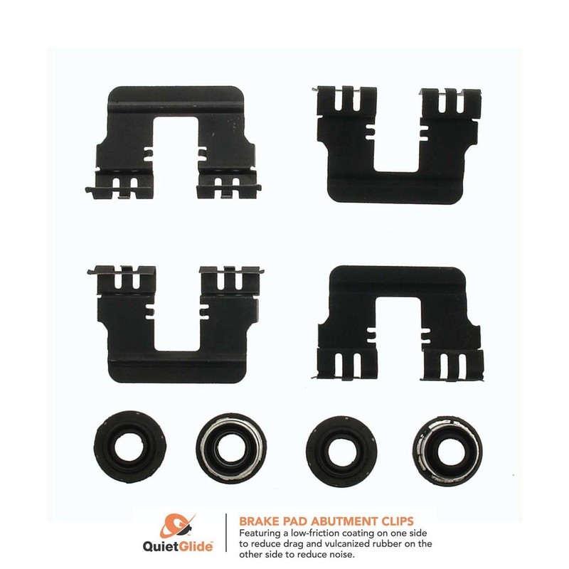 Carlson H5767Q Disc Brake Hardware Kit For 05-20 300 Challenger Charger Magnum