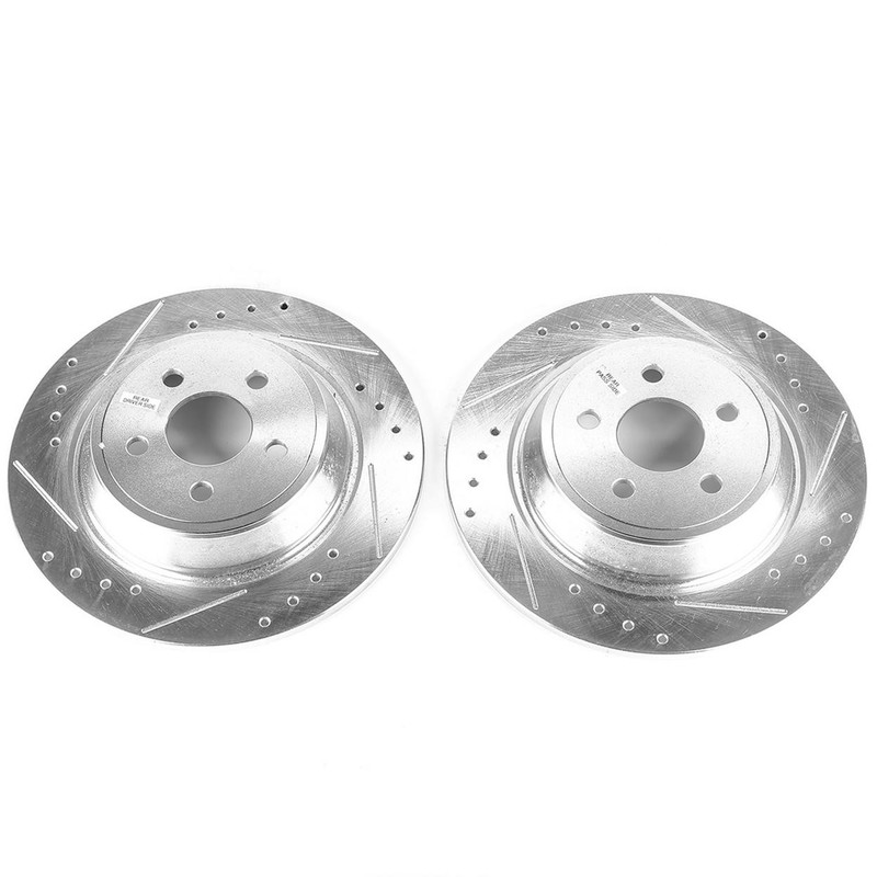 PowerStop Disc Brake Rotor Set – Fits Ford Edge 2015-2020, Ford Fusion 2017-2019