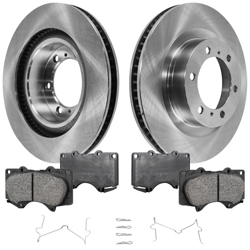 Front Brake Disc Rotors and Pads Kit for 4 Runner Lexus GX460 Toyota 4Runner