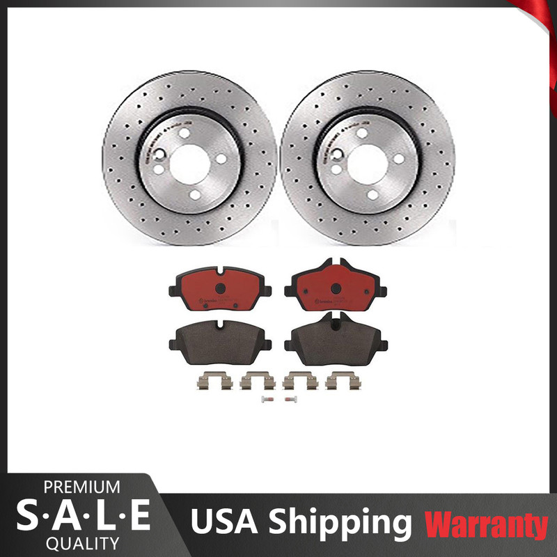 Brembo Front Brake Kit Xtra Disc Rotors Ceramic Pads For Mini Cooper R55 R56 R57