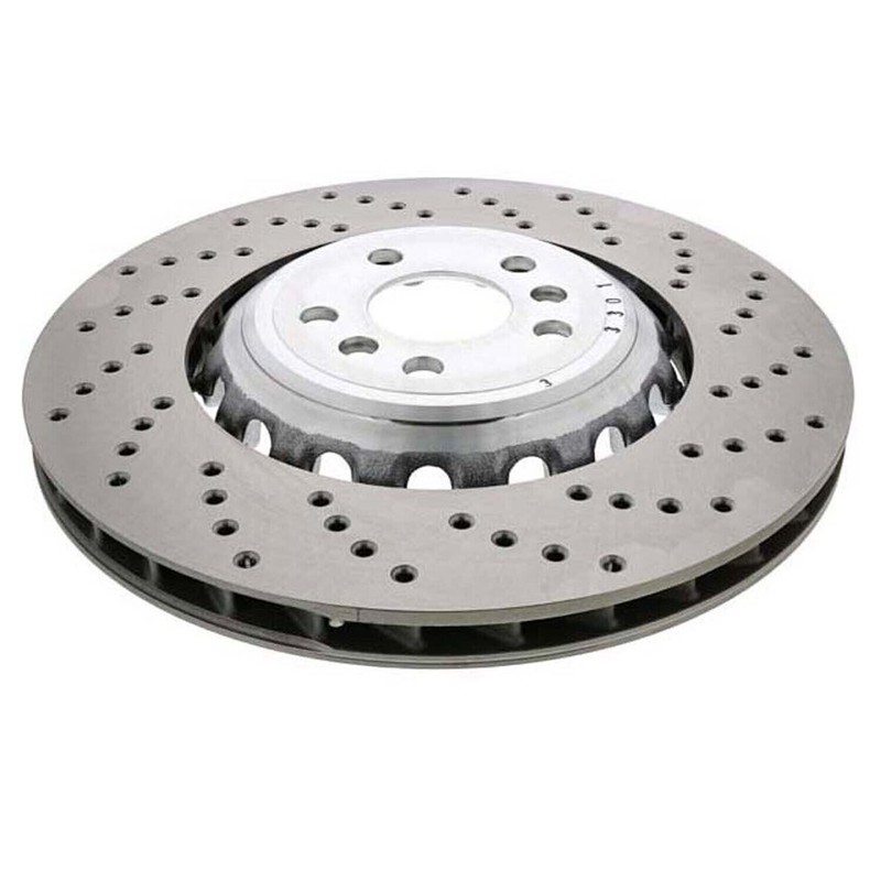 SHW Performance Rear Passenger Right Drill Disc Brake Rotor For BMW F90 F92 F93
