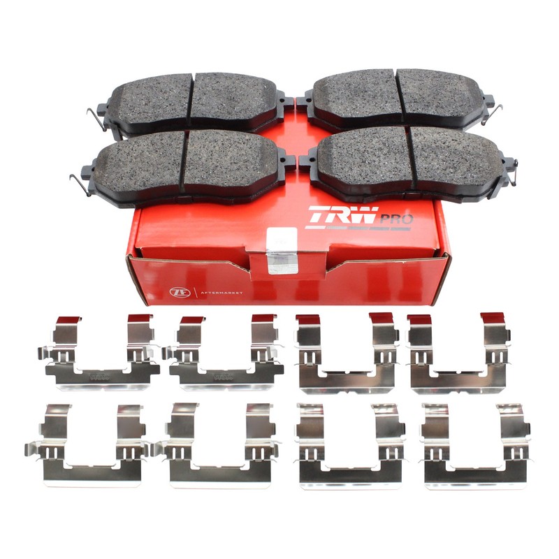DuraGo Front Rotors TRW Pro Low-Metallic Disc Brake Pads Kit For Forester Legacy gallery