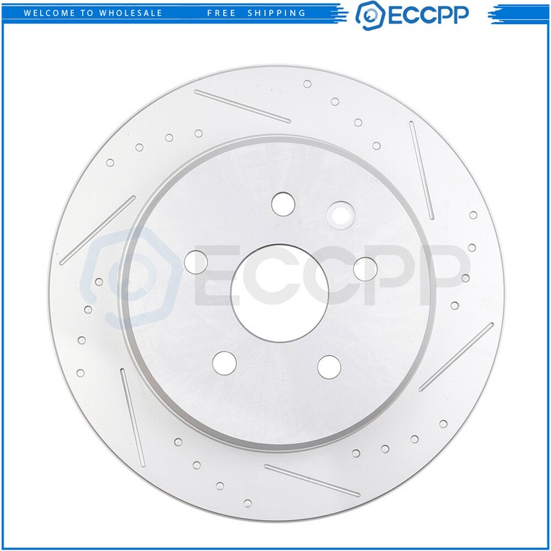 Front Rear Drilled Brakes Rotors Ceramic Pads for Lexus GS300 GS400 GS430 IS300 gallery